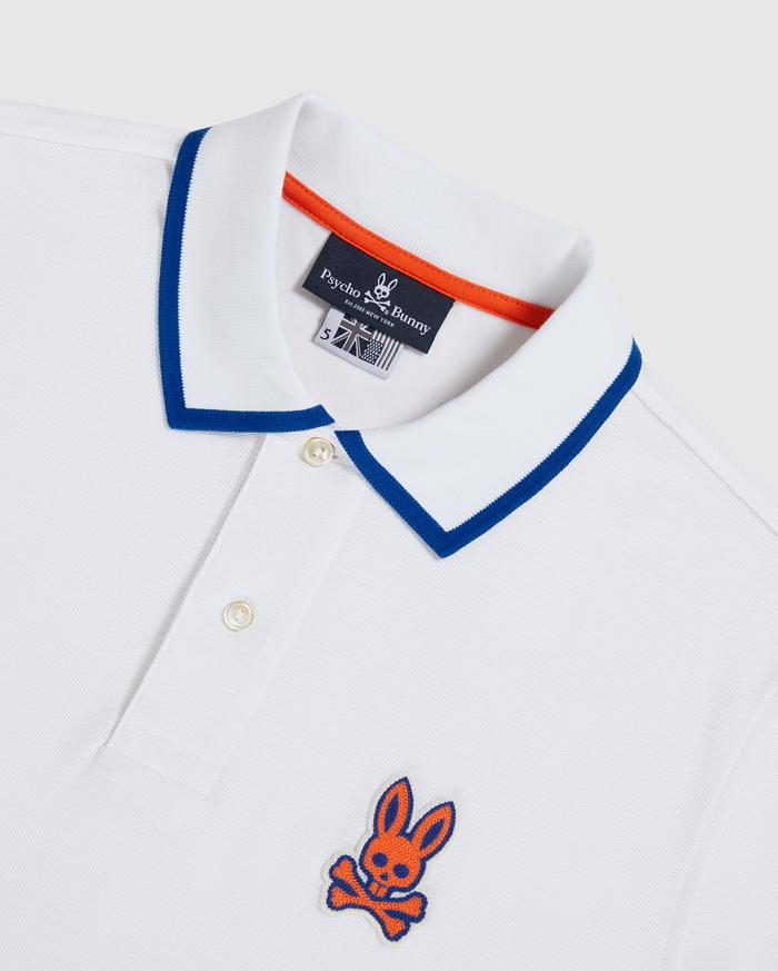 MENS HARTSOP CHAIN STITCH LOGO POLO