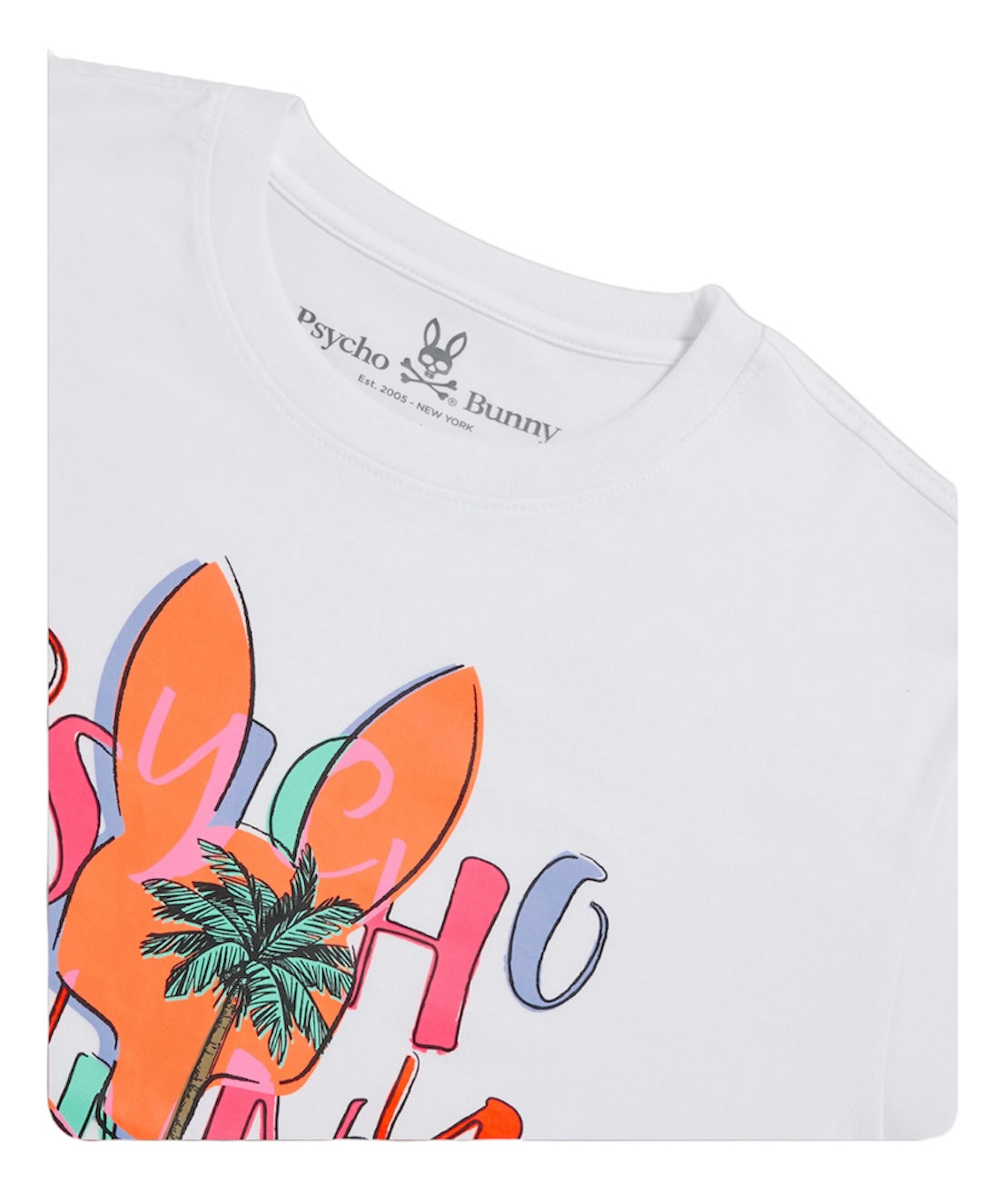 MENS SEBASTIAN HAND DRAWN WHITE TEE