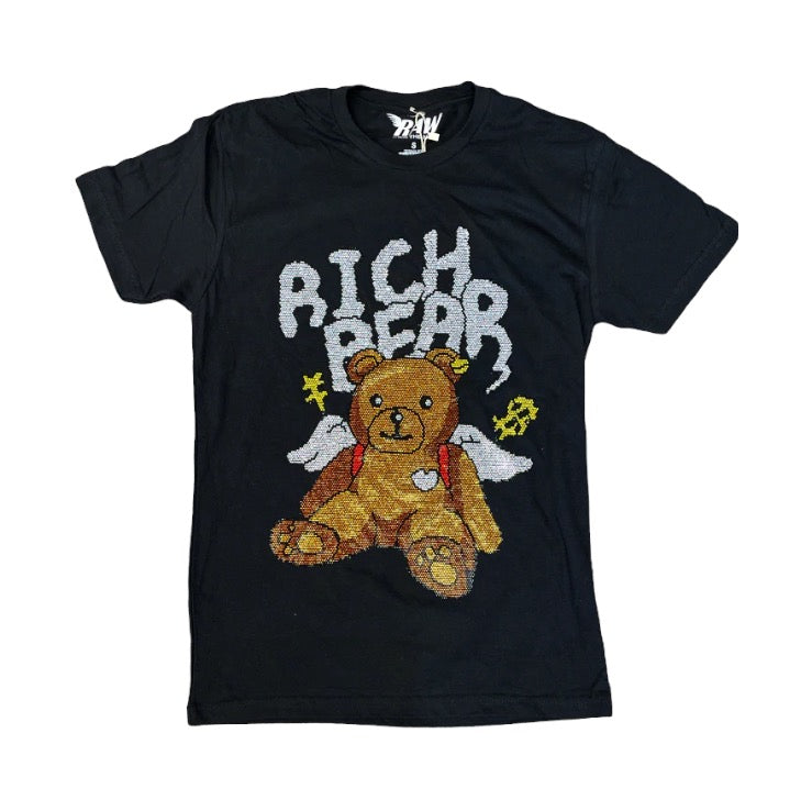 RAWALTY RICH BEAR KIDS SHIRT