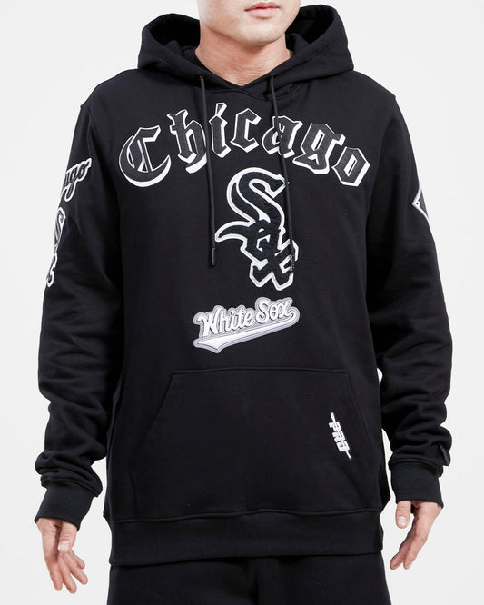 PRO STANDARD WHITE SOX  OLD ENGLISH HOODIE