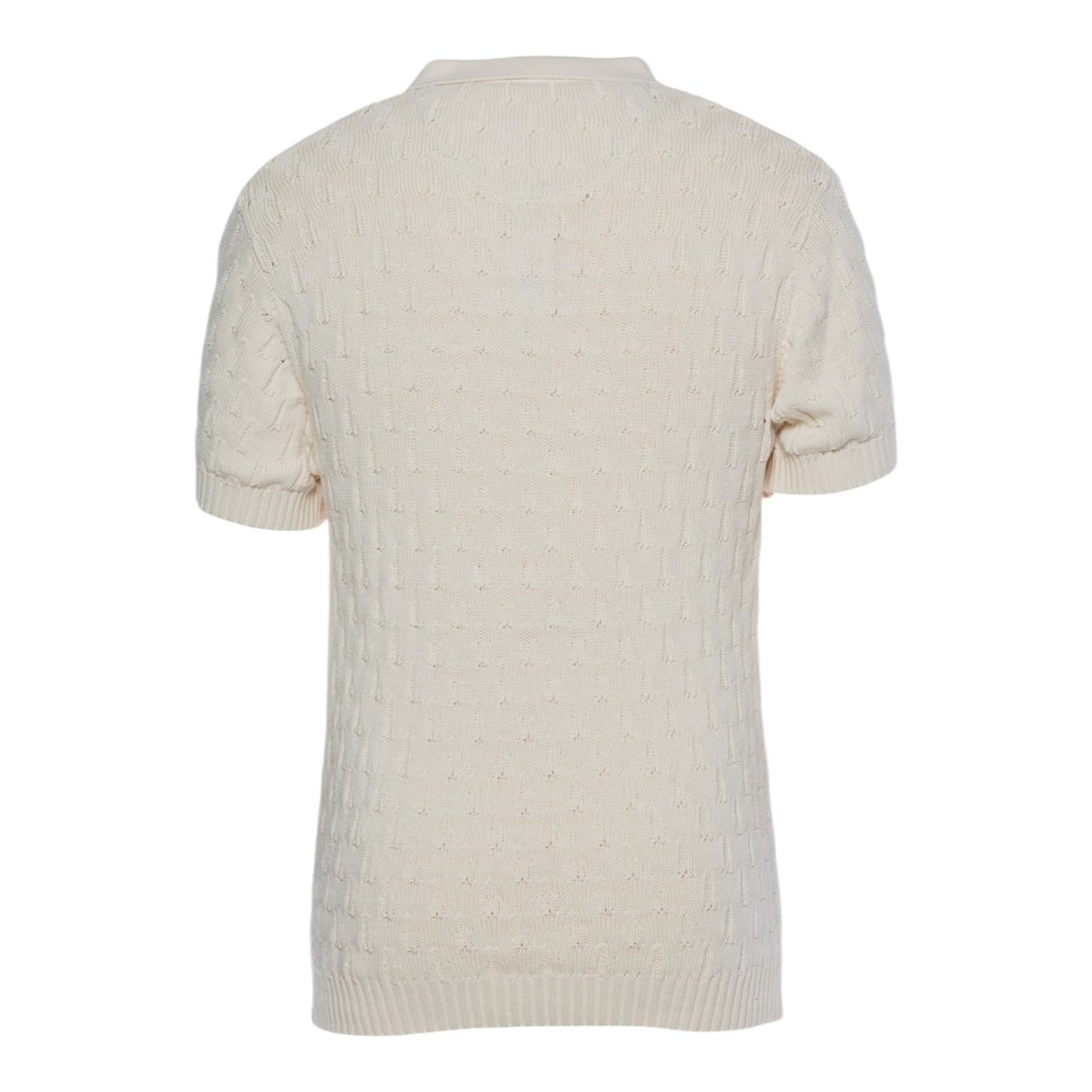 A.TIZIANO PETE JACQUARD KNIT POLO