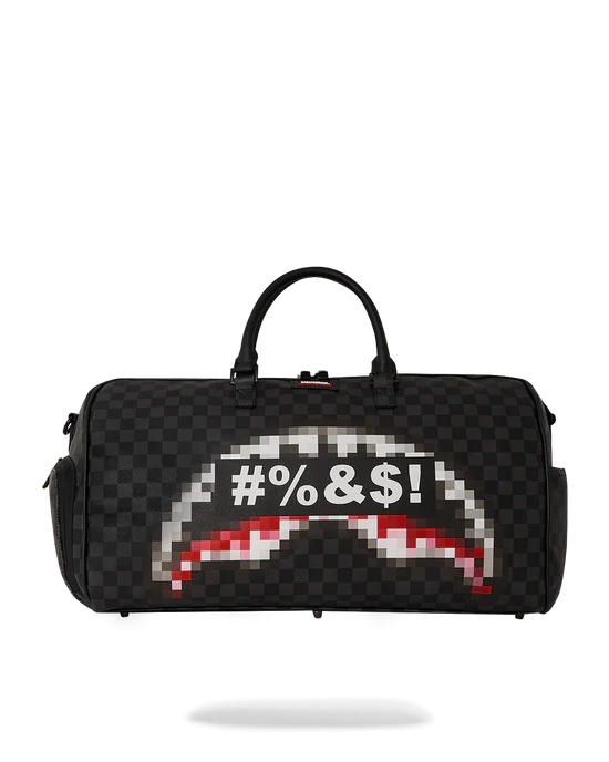 'WHAT THE BEEP' SHARK DUFFLE