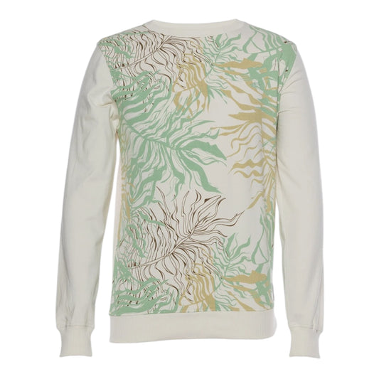 A.TIZIANO HANK PRINTED FLEECE CREWNECK