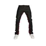 Politics Jeans Endacott Black With Red