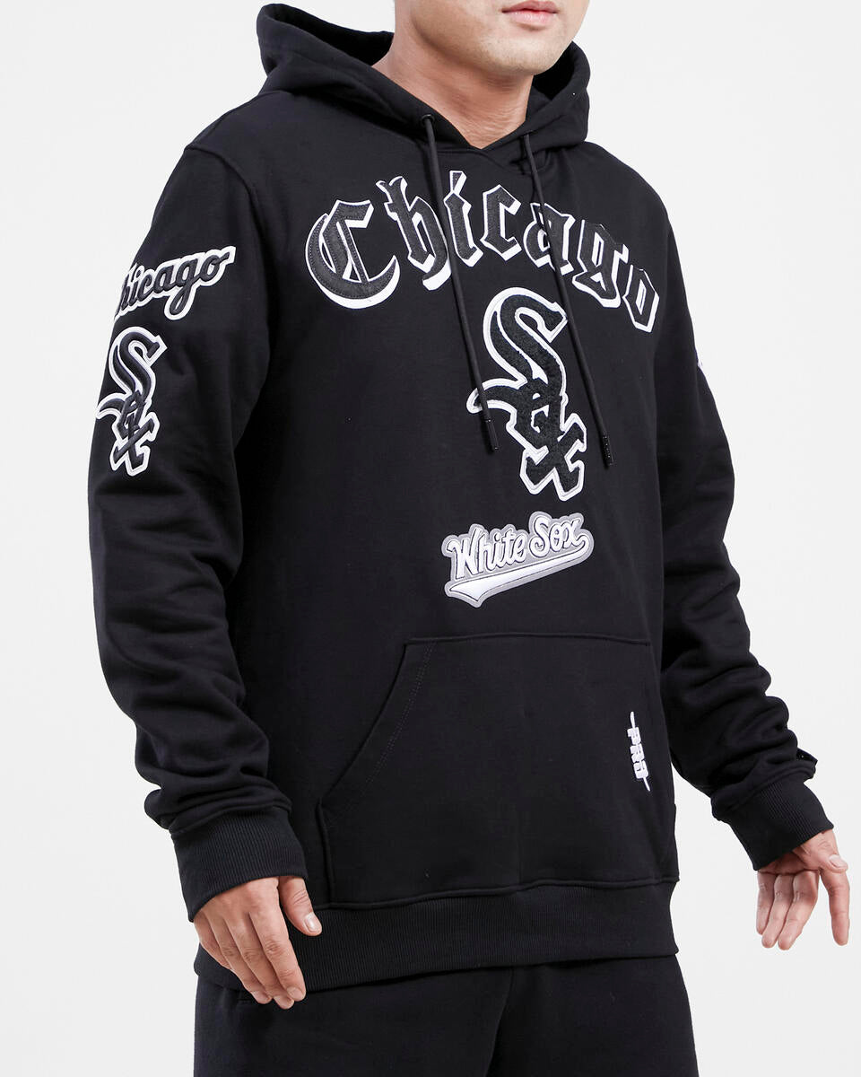 PRO STANDARD WHITE SOX  OLD ENGLISH HOODIE