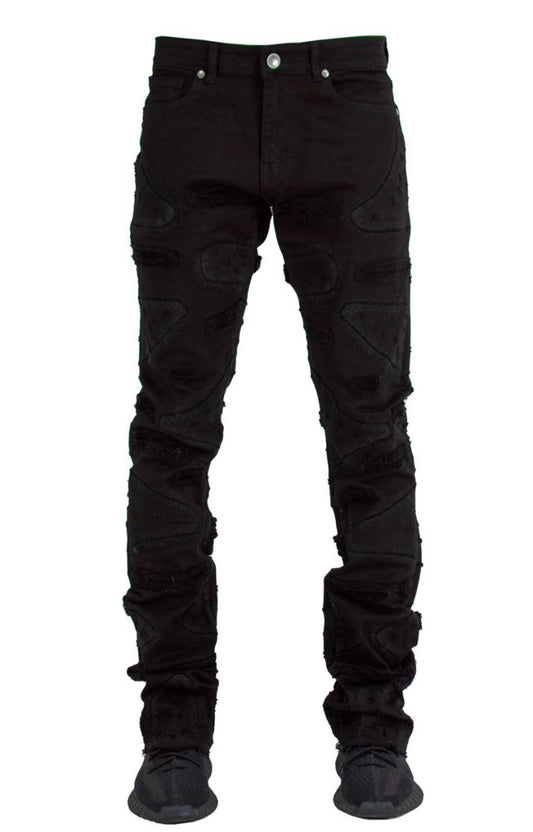 FOCUS JET STACKED JEANS