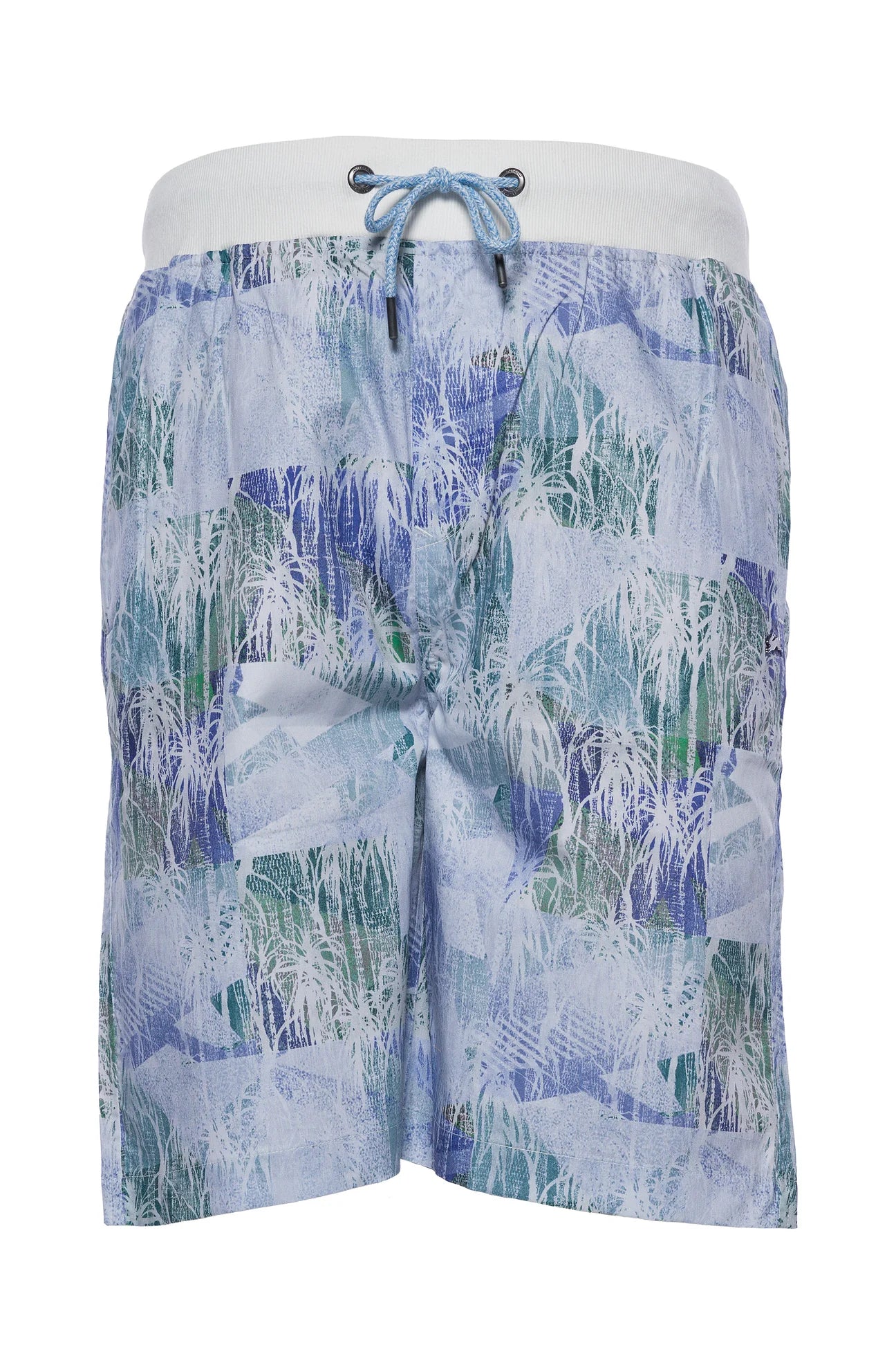 A.TIZIANO MILLER | PRINTED TWILL SHORTS
