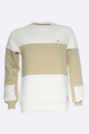 A.TIZIANO Remy | Quilted Jacquard Color Block Sweater
