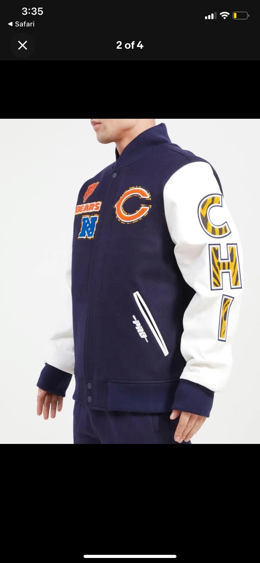CHICAGO BEARS VARSITY JACKET