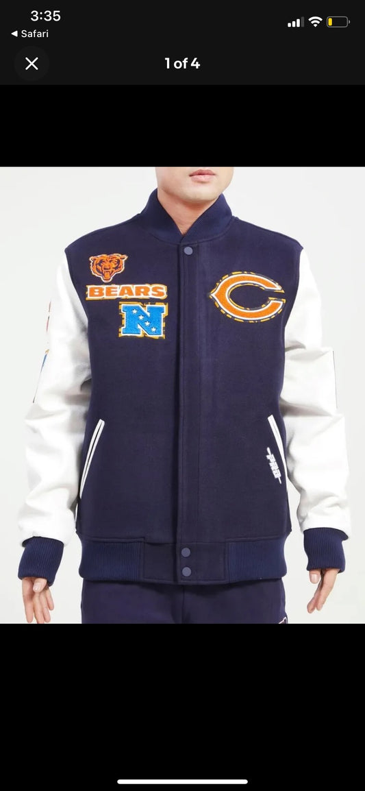 CHICAGO BEARS VARSITY JACKET