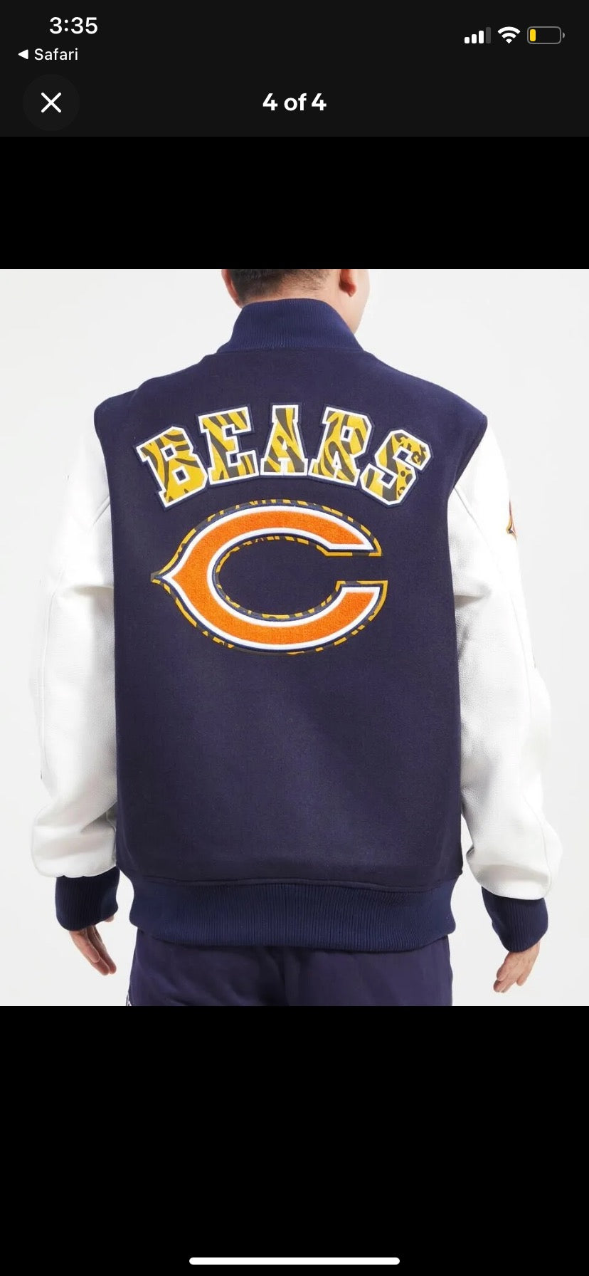 CHICAGO BEARS VARSITY JACKET