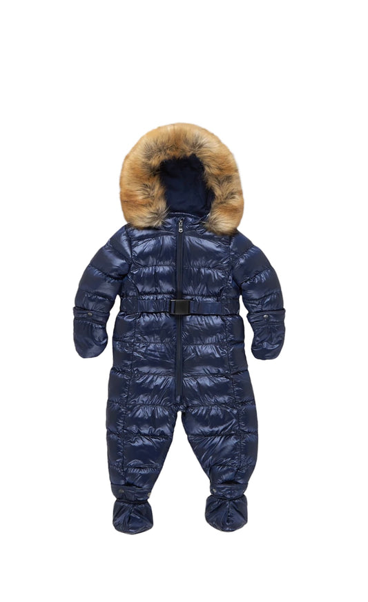 JORDAN CAIG NEWBORN ASTORIA SNOWSUIT (NAVY)