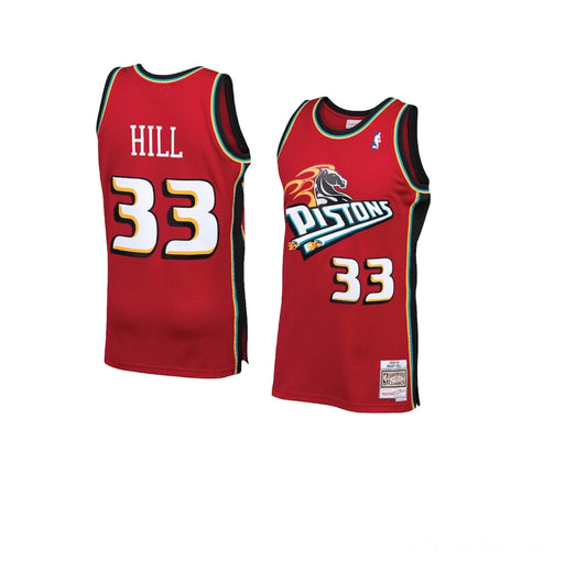MITCHELL&NESS GRANT HILL PISTONS JERSEY